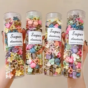 Nieuwe 50 Stks/doos Bloemenclips Schattige Prinses Haarspeld Meisje Baby Haaraccessoires