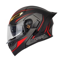Casques de moto modulaires rabattables pour homme et femme, homologués DOT, casques intégraux rabattables, casque de moto, casque pour moto