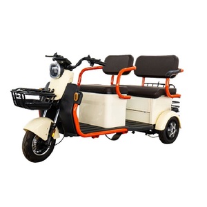 Venta al por mayor triciclo eléctrico para ancianos bicicleta eléctrica de carga a casa de tres ruedas de pasajeros e-triciclo pedicab para carga - Product Image 2