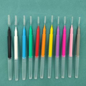 Brosse à dents jetable cure-dents brosse dentaire interdentaire cils sourcils levage brosses de stratification Spoolies - Product Image 5