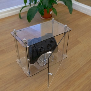 Housse anti-poussière en acrylique compatible avec la manette <span class=keywords><strong>PS5</strong></span>, étui de protection transparent, montage sans outil, conception sans base pour un accès facile - Product Image 5
