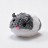 Nouvelle Souris Vibrante en Peluche pour Chat, Jouet Interactif à Tirer sur une Corde pour l'Auto-Entretenement des Chats, Fournitures pour Animaux de Compagnie, Jouet Souris