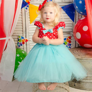 Importación de Productos de China, Se Busca Distribuidor Exclusivo, Vestido Infantil de Princesa con Estampado de Lunares - Product Image 1