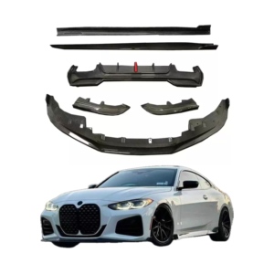 Runde Conversion <span class=keywords><strong>K</strong></span> Style Aerokit pour BMW Série 4 G22 Pièce Auto en Fiber de Carbone Lèvre Avant Diffuseur Arrière Jupes Latérales en Stock 20-24 - Product Image 1