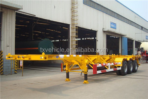 Nouveau Haoyue 40ft Skeleton <span class=keywords><strong>Semi</strong></span> à vendre haute sécurité protège les conducteurs <span class=keywords><strong>de</strong></span> fret - Product Image 6