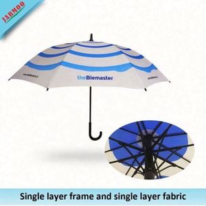 Customized Auto Open Golf <b>Umbrella</b> with Custom Logo Prints 190T Pongee Fabric <b>Windproof</b> Design - Product Image 2