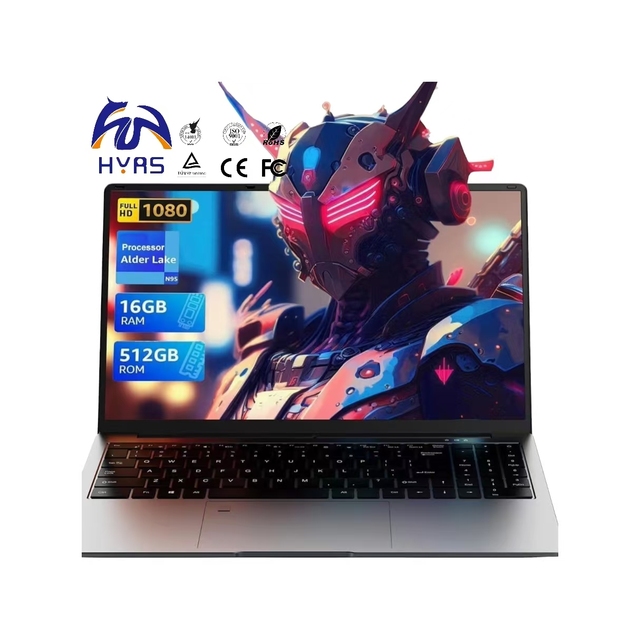 15.6-inch Laptop with Intel Quad-Core N95 DDR4 for Office and Studywith Fingerprint RecognitionProcessor up to 3.4GHz Laptop