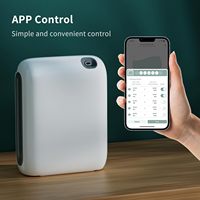 Diffuseur de parfum portable en plastique sans eau USB à deux liquides, couverture de 140 m², contrôlé par application, fonctionne sur batterie, pour la maison et le commerce