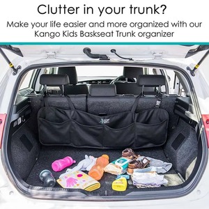 ที่เก็บของหลังเบาะรถยนต์ BSCI Factory Car Backseat Pocket Trunk Holder Car Organizer Back Seat - Product Image 3