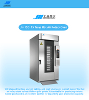 Horno Rotatorio de Aire Caliente, Horno Comercial Grande, Equipo Especial para Panadería, Venta Directa de Fábrica