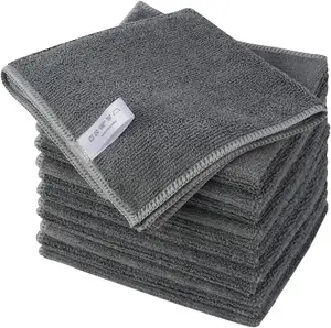 40x40 Wholesale Colorful Car Detailing 100% Microfiber Micro fiber Cleaning Cloth Microfiber Towels