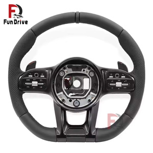 Volante in Fibra di Carbonio Personalizzato per <span class=keywords><strong>Mercedes</strong></span> Classe C E W201 W202 W203 W204 W205 W206 W212 W213 W211 AMG C63 C43 G63 C300 - Product Image 3