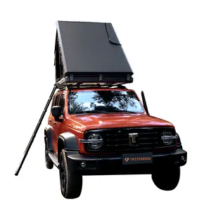 Rooftop Tent Aluminum Hard Shell Overlander Top Tent For Car Camping Outdoor