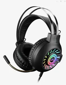 Casque de jeu stéréo avec suppression de bruit et lumière Led, pour Xbox, playstation 5, Compatible avec interrupteur/pcc