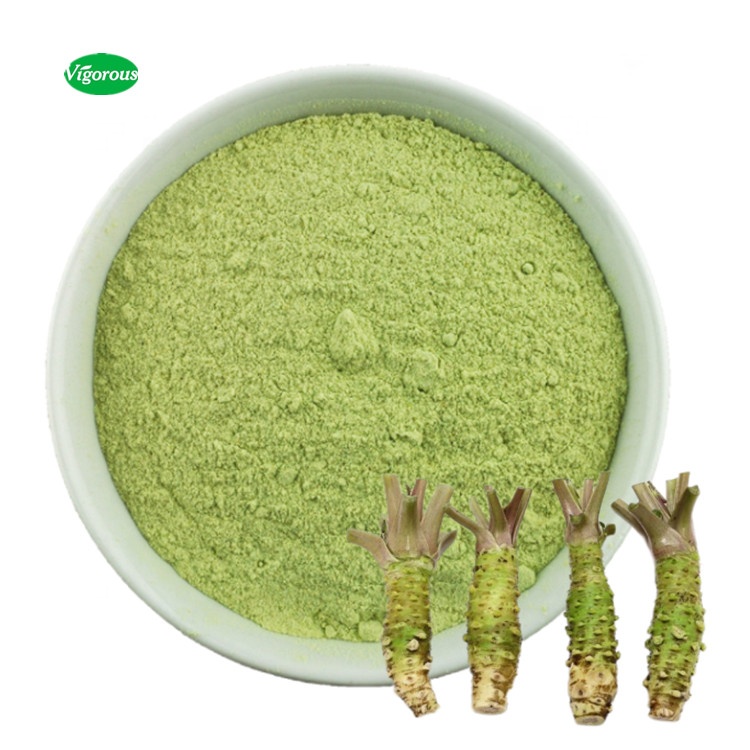 Mẫu miễn phí bột tự nhiên gia vị wasabi bột Chất lượng cao đóng băng khô Wasabi bột