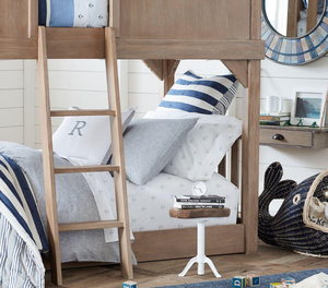 Lit superposé pour enfants en forme de maison dans les arbres avec barrière de sécurité, lit château multifonctionnel, mobilier enfant - Product Image 3