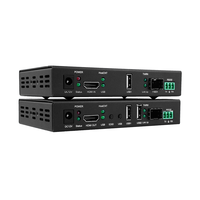Industrieller HDMI-Glasfaser-Extender mit KVM-4K HDMI-Extender-HDMI-Glasfaser-Sender-/Empfänger-Kit