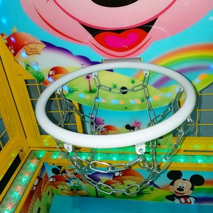 Machine d'arcade de basket-ball à monnayeur pour enfants, design <span class=keywords><strong>Mickey</strong></span>/Panda, construction en plastique, garantie 1 an, pour usage intérieur des enfants - Product Image 4