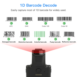 Eyoyo-lector de código de barras láser 1D para mensajería y trabajadores, lector de código de barras autopda, Clip trasero para teléfono, EY-017L - Product Image 4