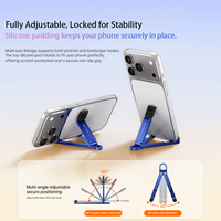 Mini Cep Ultra Hafif Alüminyum Alaşımlı Taşınabilir Katlanabilir Telefon Standı 180 Derece Ayarlanabilir Anahtarlıkla Asılabilir Seyahat için