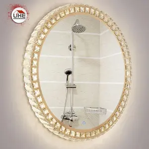 Led水晶镜子豪华风格化妆壁挂灯家用商用镜子