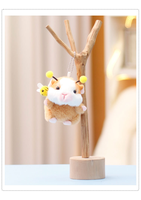 Nouvel Arrivage : Accessoires Figurines en Peluche Personnalisées - Pendentif Cochon, Poupée pour Machine à Pinces, Hamster, Porte-clés Animal à Suspendre au Sac