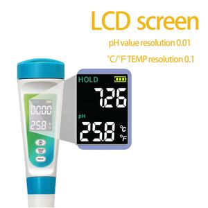 เครื่องวัดค่า <span class=keywords><strong>pH</strong></span> ซอสเนื้อแข็งใหม่ความแม่นยำสูงใช้วัดค่าพีเอชแบบใช้ได้จริง - Product Image 5