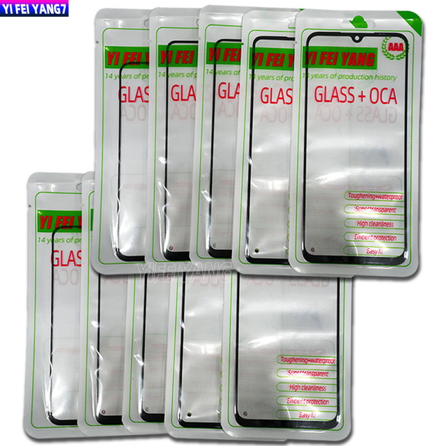 Wholesale LCD Front Touch Screen Lens Glass with OCA Glue for Samsung Galaxy A10 A20 A30 S E J2 Core A40 A32 A70 Replacement