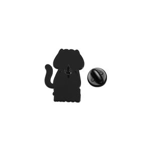 漫画猫ブローチエナメルピンハロウィーンスピリットボブキャット猫ブローチラペルバッジバックパックジュエリーギフト卸売ピン - Product Image 5