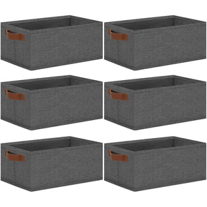 Wardrobe and Living Room <b>Clothes</b> Organizer for Jeans Multifunction Foldable with Cloth Material Steel Frame 47x28x20cm - Product Image 1