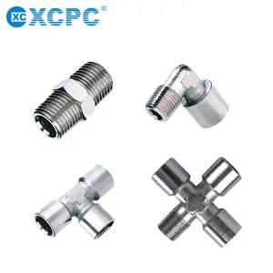 XCPC Brass Nickel Plated Pipe Fittings
