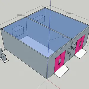 Hot Seller 3HP 20ft Freezing Container Cold Storage Room for Vegetables