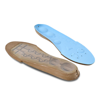 Semelles intérieures respirantes en PU antibactériennes avec coussinets de talon doux, antidérapants et confortables, design unisexe