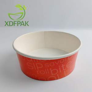 Recipientes de Papel para Llevar, Tazones para Ensalada de 500 ml a 1300 ml, Tazón de Papel Kraft Desechable para Fideos - Product Image 3