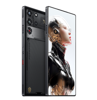Nouveau téléphone de jeu Red Magic10S Pro+ Plus 5G Octa Core 6,8 pouces 1216 x 2688 120 Hz Snapdragon 8 7500 mAh 120 W Charge Android 15