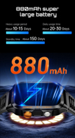 Reloj Inteligente KT89 2025, Resistente al Agua 3ATM IP68, Pantalla IPS HD de 1.96'', Batería de 880mAh, Llamadas por Bluetooth, Monitor de Oxígeno en Sangre y Frecuencia Cardíaca
