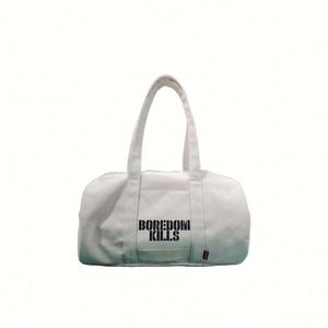 Sac fourre-tout et sac messager en toile tendance MOQ, unisexe, pour le shopping, la plage, les voyages, avec fermeture éclair, grande capacité, logo personnalisé - Product Image 1