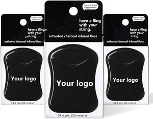 <span class=keywords><strong>Fil</strong></span> <span class=keywords><strong>dentaire</strong></span> blanchissant au charbon de bois, saveur menthe, écologique, végétalien, réutilisable, en bambou biologique, <span class=keywords><strong>compostable</strong></span> - Product Image 4