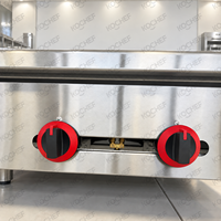 Plaque de cuisson au gaz commerciale en acier inoxydable de qualité alimentaire, 48 pouces, épaisseur de plaque de 20 mm, pour restaurant et cuisine de traiteur