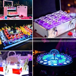 Sáng Tạo Bullet cup đứng, trò chơi mới rượu vang đứng thiết lập, sáng Cocktail đứng, Led Acrylic sạc rượu đứng - Product Image 2