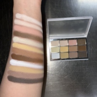 Palette de fards à paupières mats personnalisables à marque privée, 12 teintes, haute pigmentation, maquillage pour les yeux