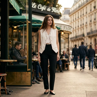 Nouveauté 2026 : Gilets et vestes à manches uniques élégantes pour femmes, style Faction, légers et colorés