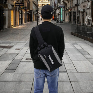 Feigeer Outdoor Cycling Bag <b>Black</b> Gray Oxford Cloth <b>Waterproof</b> Waist Bag Unisex Spring 2024 - Product Image 1