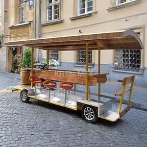 Vente en gros de chariot de nourriture mobile électrique pour fête, 13 places, bar à bière, glaces - Product Image 6