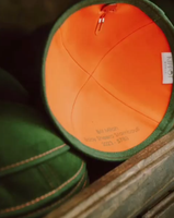 Hoogwaardige groene Italiaanse fluwelen kippa met aangepaste borduring, Joodse yarmulke, judaica, schedelkap, bruiloft, bar mitswa ceremonie, aandenken