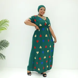 ムスリマドレスアフリカの伝統的なドレスとスカートSTA2697Fカメルーンboubou dashikiドレス