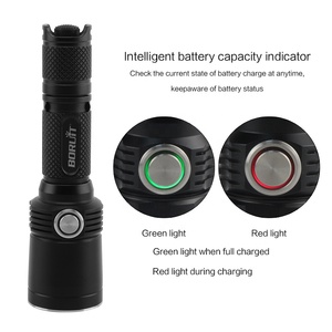 <span class=keywords><strong>Linterna</strong></span> táctica de grado <span class=keywords><strong>militar</strong></span> 1200 Lumen IP68 de caza luz de la <span class=keywords><strong>antorcha</strong></span> - Product Image 5