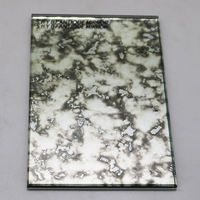 Factory Direct Vintage Mirror Glass Mercury Effect Antique Silver Mirror Sheet Cut to Size for Interior Design