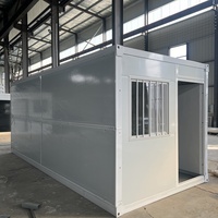 Maison préfabriquée pliable à prix abordable, petite maison à 2 étages, prête à l'emploi, mini-villa de luxe modulaire avec chambre à coucher