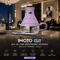 Tête d'atomiseur pour chicha électrique IMOTO, couverture de chaleur radiante circulaire à 360°, enveloppe l'ensemble du bol en céramique de manière uniforme de tous les côtés
